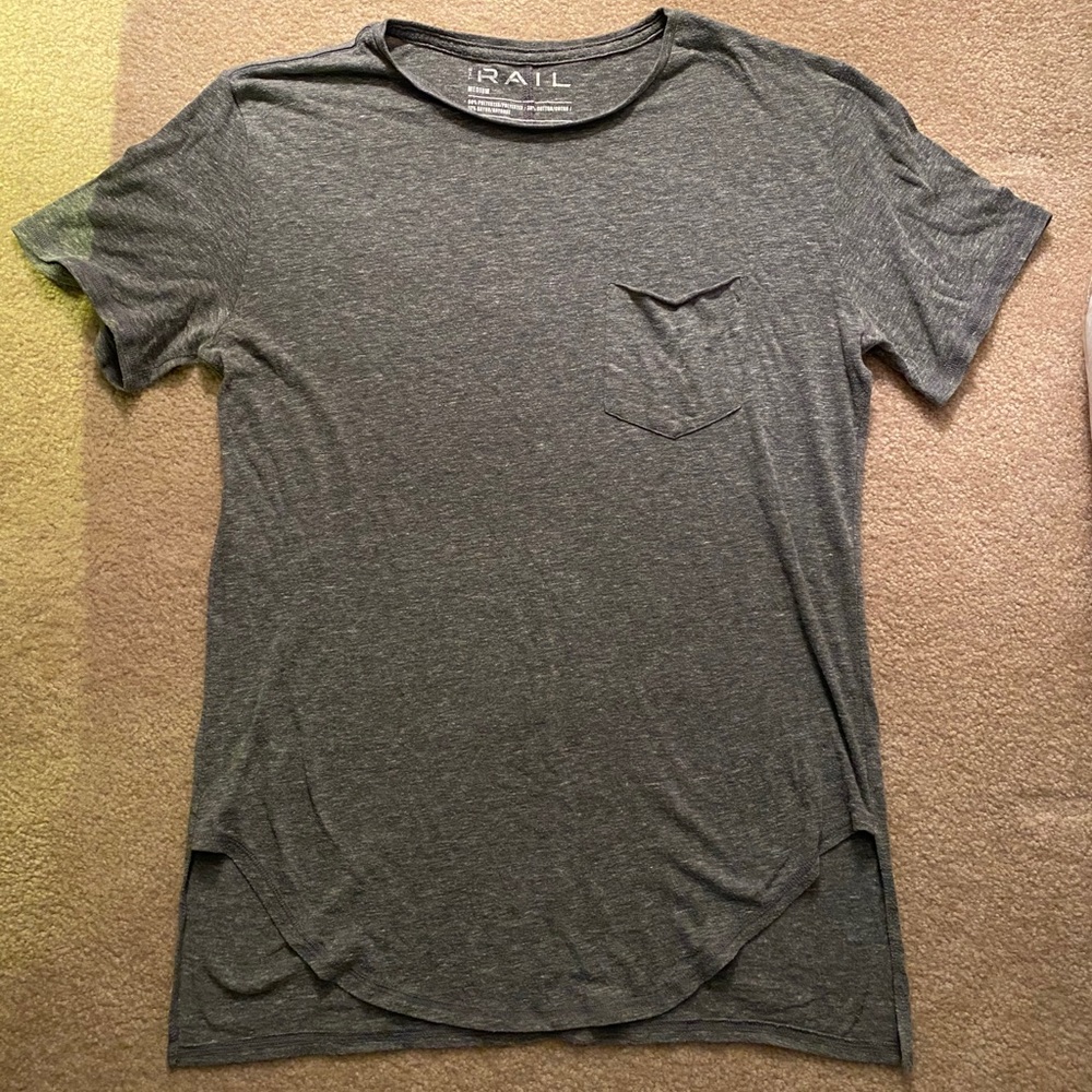 Men’s Nordstrom Grey Short Sleeve Crewneck T-Shirt